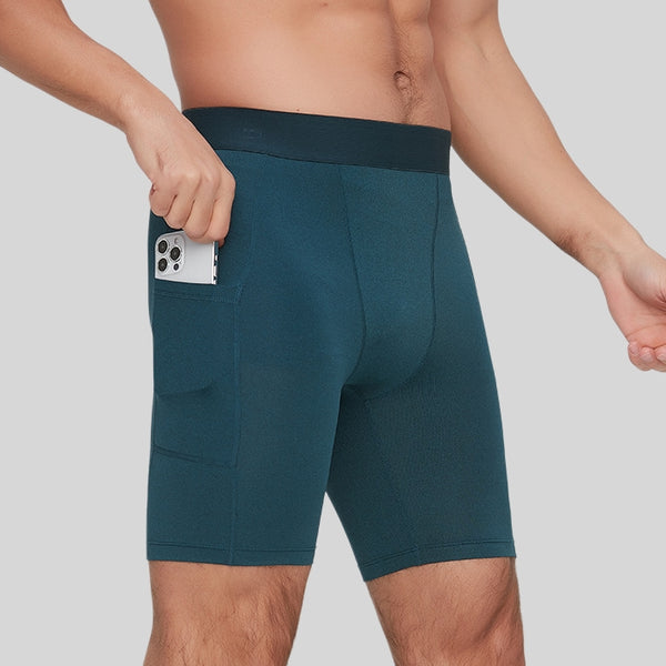Mens聽Running聽Compression聽88%Polyester聽12%Spandex聽Shorts聽G/1011 - Honfitwear