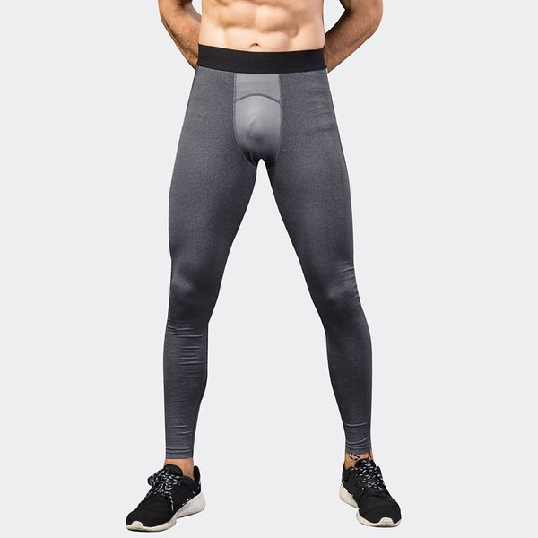 Mens Compression Running 85%polyester 15%spandex Pants 1040 print logo 1