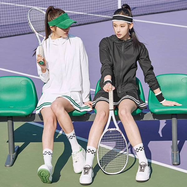 Womens Activewear Fitness 75%Nyolon 25%Spandex Tennis Set 241323-1 print logo 1