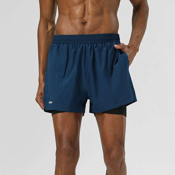 Mens Fitness 92%Polyester 8%Spandex Shorts B81 - Honfitwear