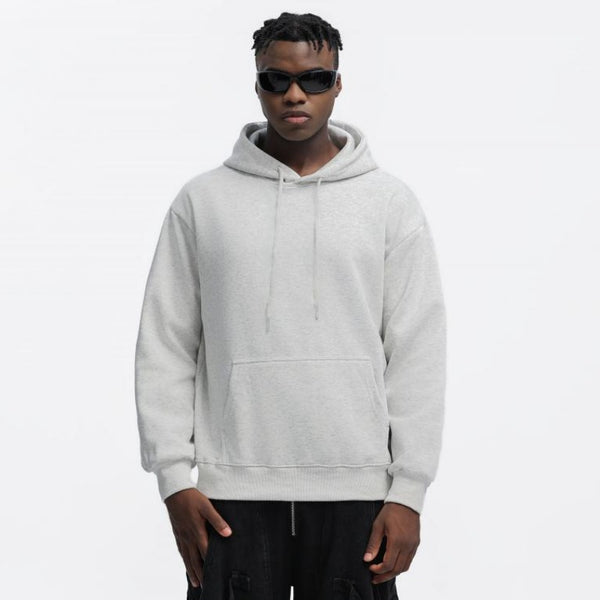 Mens Oversized Streetwear 100% Cotton Hoodie C02 print logo 1