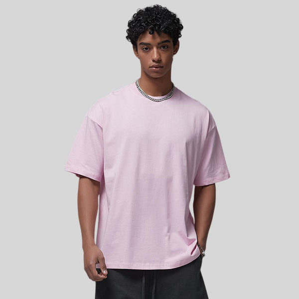 Mens Casual Vintage 100%Cotton Oversized T-shirt D-AR002 - Honfitwear