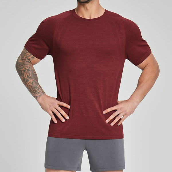 Mens Gym Sportswear 53%nylon 47%polyester Tshirt DD-EDX1196 print logo 1