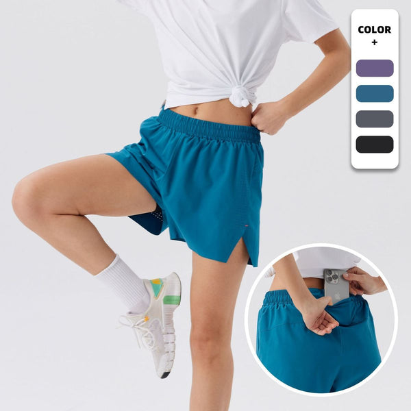Women's Shorts Gym Running Casual Athletic H51145 - Honfitwear
