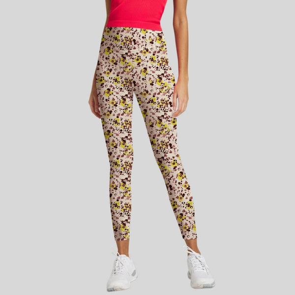 Womens Training Workout 90%Polyester 10%Spandex Leggings KJ0705 print logo 1