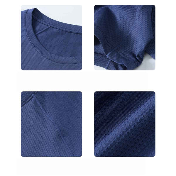 Custom 92%polyester 8%spandex Men's running shirts MT260 print logo 1