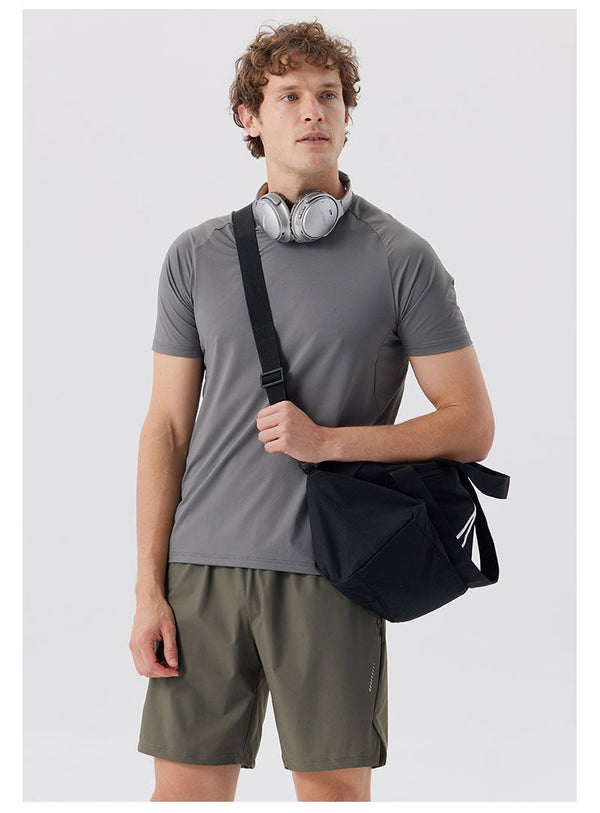 Men's Short Sleeve T-Shirt Casual Tee Gym Shirt R51119 - Honfitwear