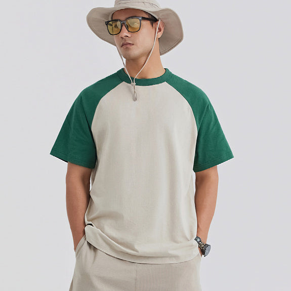 Mens Oversized Sports 100%cotton Tshirt T012 - Honfitwear