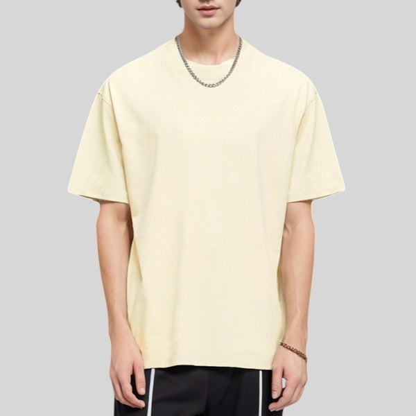Mens Oversized 100%cotton t-shirts U69 - Honfitwear