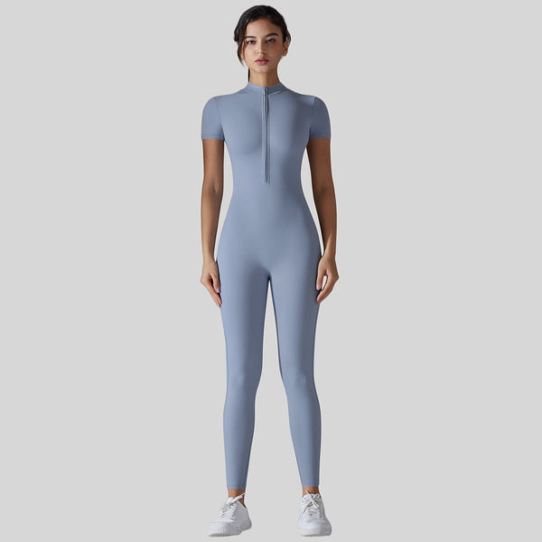 Womens Sports Training 75% nylon 25% spandex Bodysuit Y-6656 print logo 1