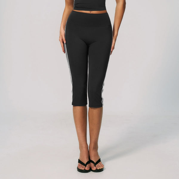 Womens Sports Activewear78%nylon 22%spandex Yoga Sets Z-4506 - Capri Leggings print logo 1