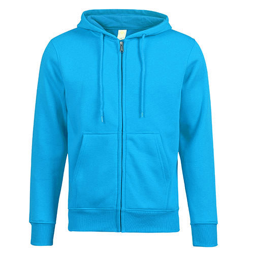 Mens Casual 52%Cotton 48%polyester Zip Hoodie 04EC01