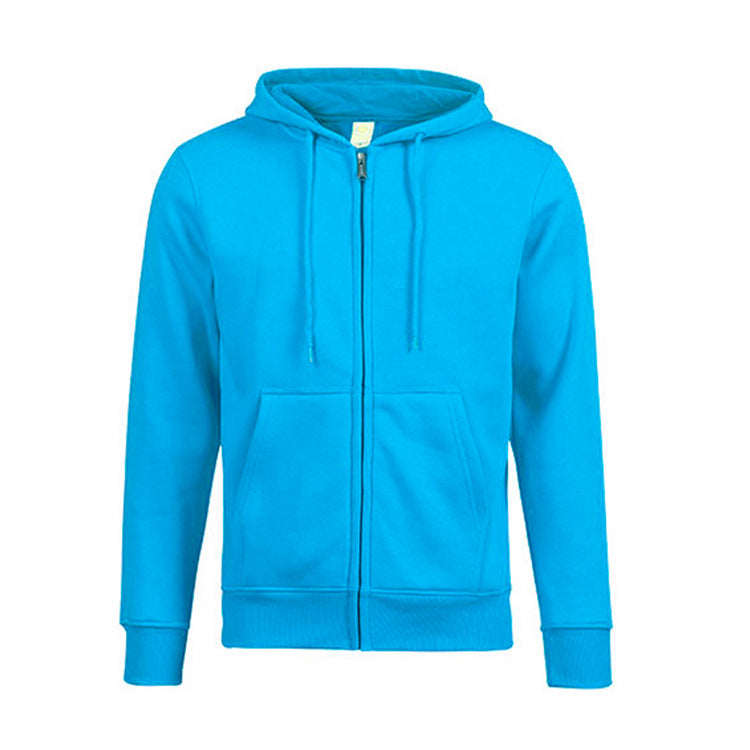 Mens Casual 52%Cotton 48%polyester Zip Hoodie 04EC01
