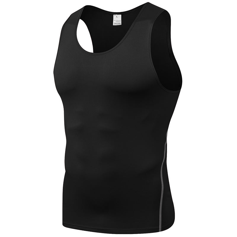 Mens Training Compression 85%polyester 15%spandex Tank Top 1001 print logo 20