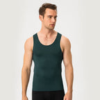 Mens Training Compression 85%polyester 15%spandex Tank Top 1001 print logo 3