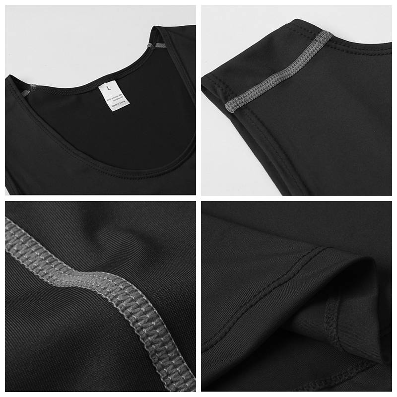 Mens Training Compression 85%polyester 15%spandex Tank Top 1001 print logo 32