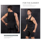 Mens Training Compression 85%polyester 15%spandex Tank Top 1001 print logo 41