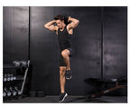 Mens Training Compression 85%polyester 15%spandex Tank Top 1001 print logo 42