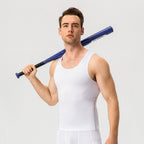 Mens Training Compression 85%polyester 15%spandex Tank Top 1001 print logo 5