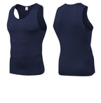 Mens Training Compression 85%polyester 15%spandex Tank Top 1001 print logo 54