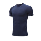 Mens Athletic Compression 90%polyester 10%spandex Tshirt 10081 print logo 11