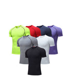 Mens Athletic Compression 90%polyester 10%spandex Tshirt 10081 print logo 21