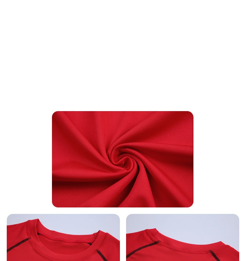 Mens Athletic Compression 90%polyester 10%spandex Tshirt 10081 print logo 22