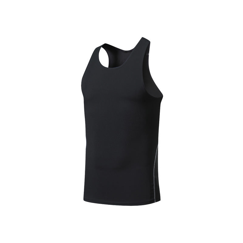 Mens Running Compression 94%polyester 6%spandex Tank Top 1008 print logo 9