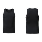 Mens Running Compression 94%polyester 6%spandex Tank Top 1008 print logo 11