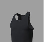 Mens Running Compression 94%polyester 6%spandex Tank Top 1008 print logo 14
