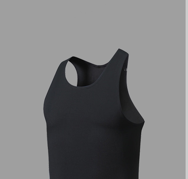 Mens Running Compression 94%polyester 6%spandex Tank Top 1008 print logo 14
