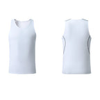 Mens Running Compression 94%polyester 6%spandex Tank Top 1008 print logo 2