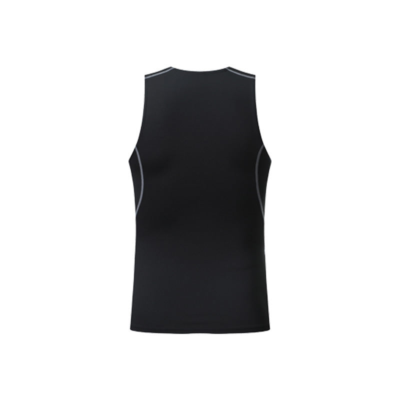 Mens Running Compression 94%polyester 6%spandex Tank Top 1008 print logo 6