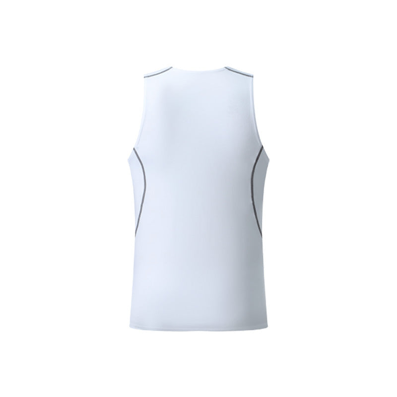 Mens Running Compression 94%polyester 6%spandex Tank Top 1008 print logo 8