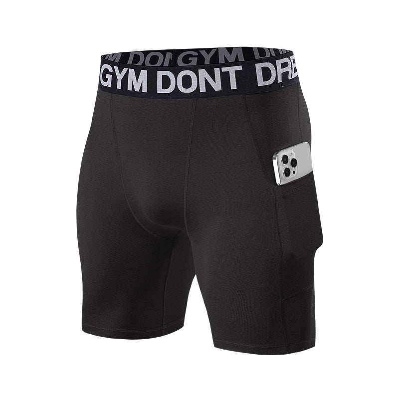 Mens Running Compression 88%Polyester 12%Spandex Shorts G/1011