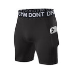Mens Running Compression 88%Polyester 12%Spandex Shorts G/1011