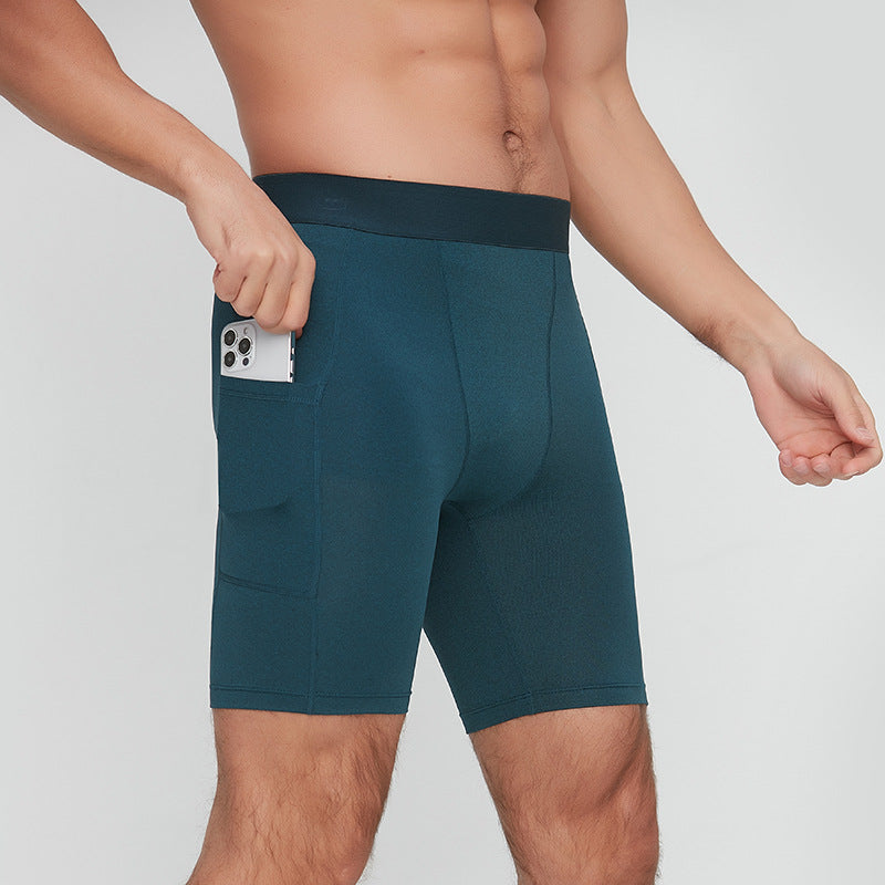Mens Running Compression 88%Polyester 12%Spandex Shorts G/1011