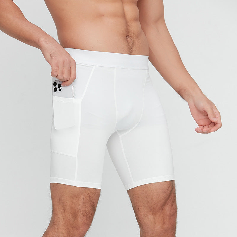 Mens Running Compression 88%Polyester 12%Spandex Shorts G/1011