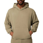 Mens Casual Activewear 50%cotton 50%polyester Hoodie Pants Set 1019-1017 - hoodie print logo 15