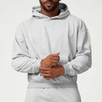 Mens Casual Activewear 50%cotton 50%polyester Hoodie Pants Set 1019-1017 - hoodie print logo 18