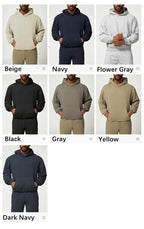 Mens Casual Activewear 50%cotton 50%polyester Hoodie Pants Set 1019-1017 - hoodie print logo 22