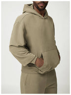 Mens Casual Activewear 50%cotton 50%polyester Hoodie Pants Set 1019-1017 - hoodie print logo 30