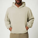 Mens Casual Activewear 50%cotton 50%polyester Hoodie Pants Set 1019-1017 - hoodie print logo 5