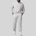 Mens Casual Activewear 50%cotton 50%polyester Hoodie Pants Set 1019-1017 - hoodie print logo 37
