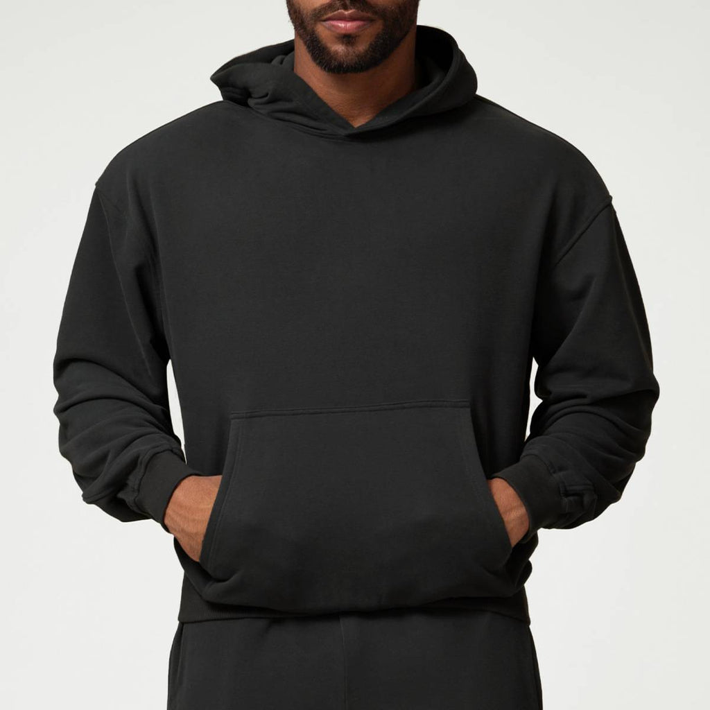 Mens Casual Activewear 50%cotton 50%polyester Hoodie Pants Set 1019-1017 - hoodie print logo 8