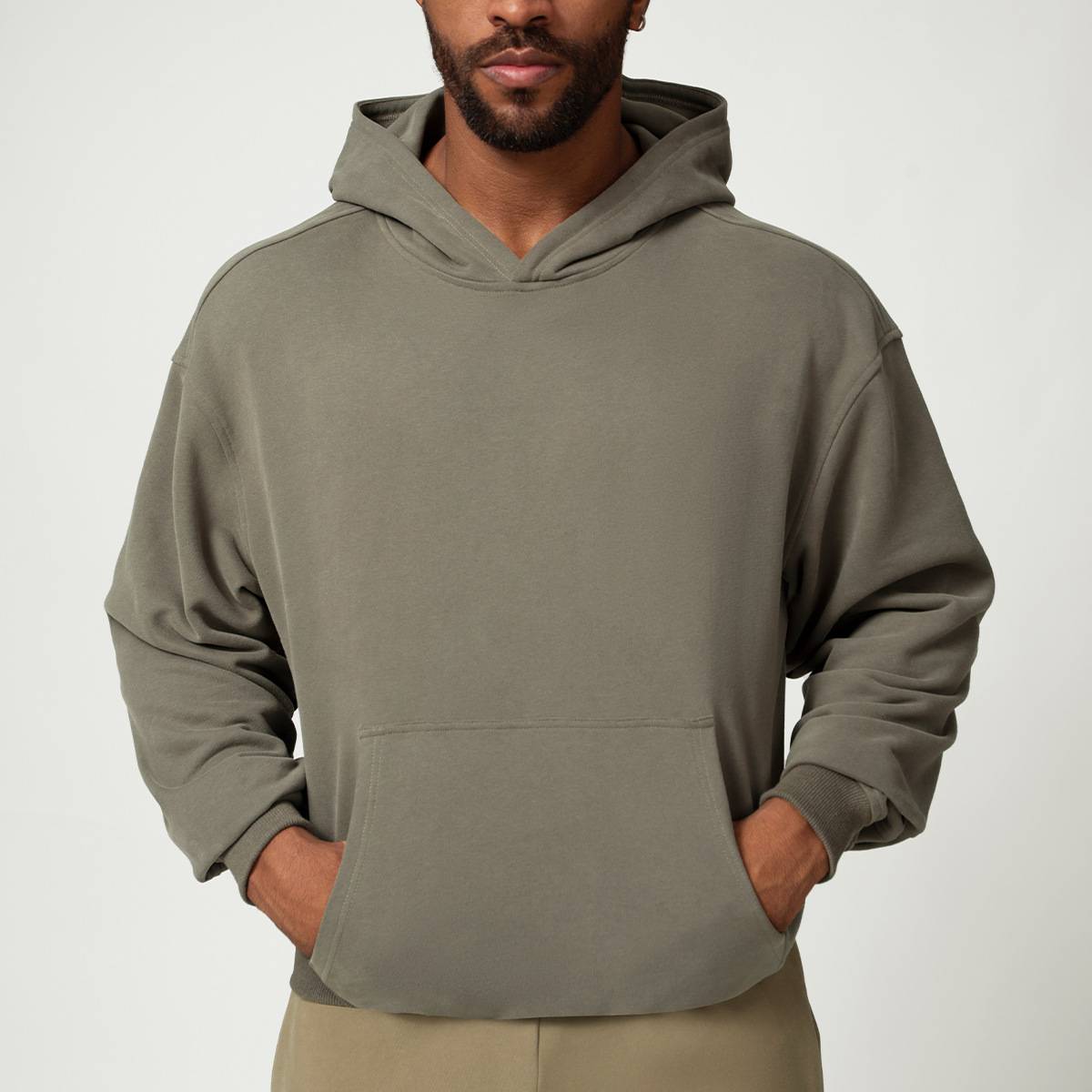 Mens Casual Activewear 50%cotton 50%polyester Hoodie Pants Set 1019-1017 - hoodie print logo 9