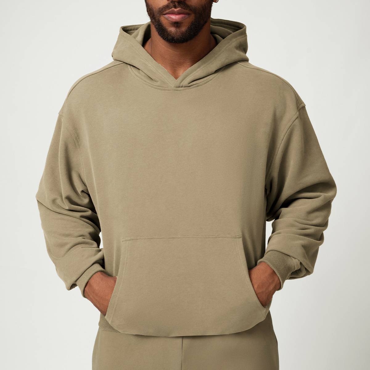Mens Casual Activewear 50%cotton 50%polyester Hoodie Pants Set 1019-1017 - hoodie print logo 10