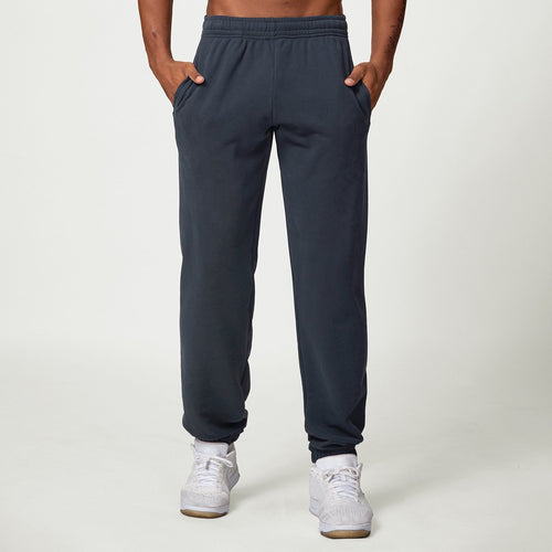 Mens Casual Activewear 50%cotton 50%polyester Hoodie Pants Set 1019-1017 - pants print logo 1
