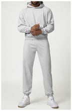 Mens Casual Activewear 50%cotton 50%polyester Hoodie Pants Set 1019-1017 - pants print logo 12