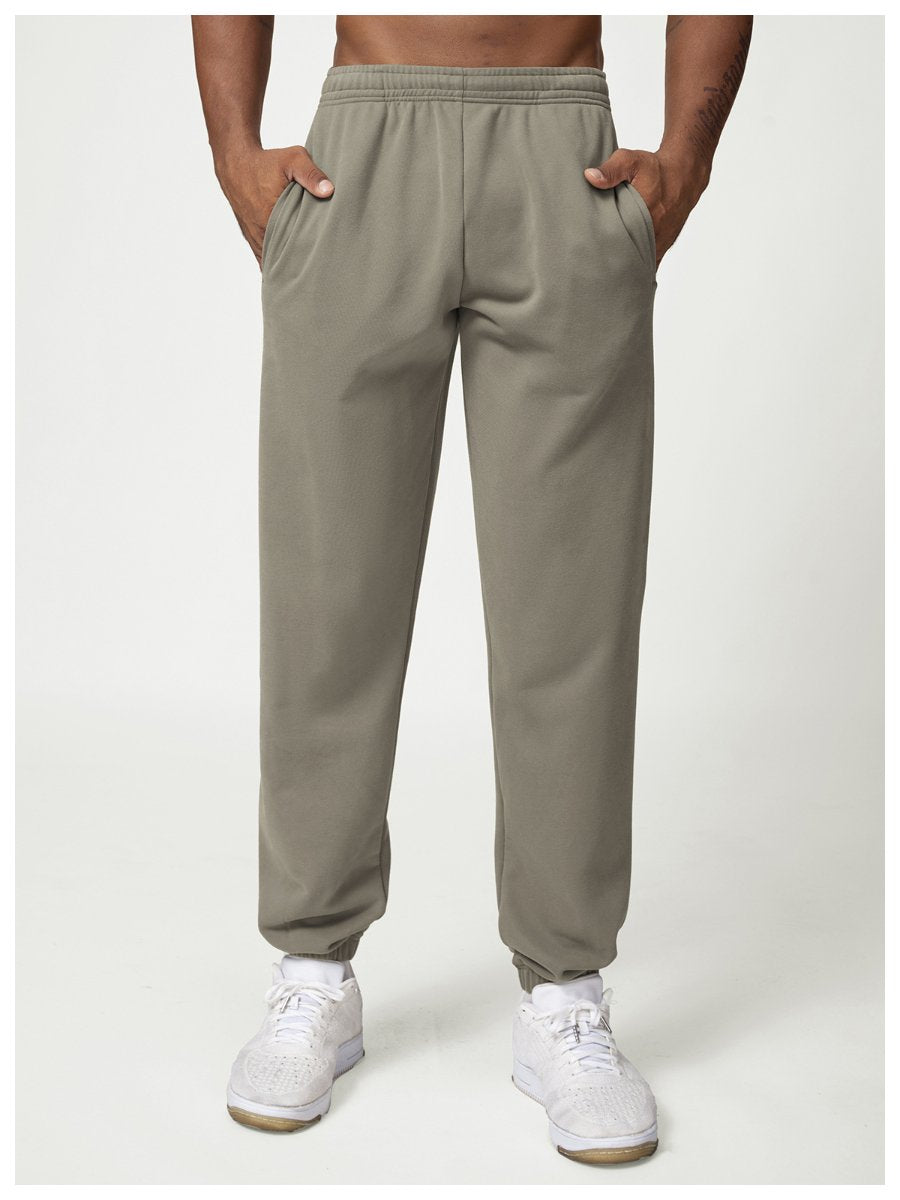 Mens Casual Activewear 50%cotton 50%polyester Hoodie Pants Set 1019-1017 - pants print logo 17